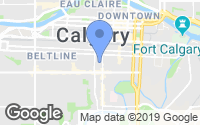 Map of Inglewood, AB
