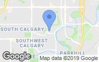 Map of Inglewood, AB