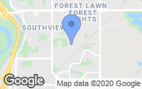 Map of Inglewood, AB