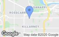 Map of Inglewood, AB