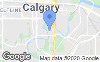 Map of Inglewood, AB