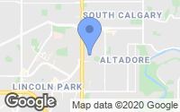 Map of Inglewood, AB