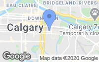 Map of Inglewood, AB